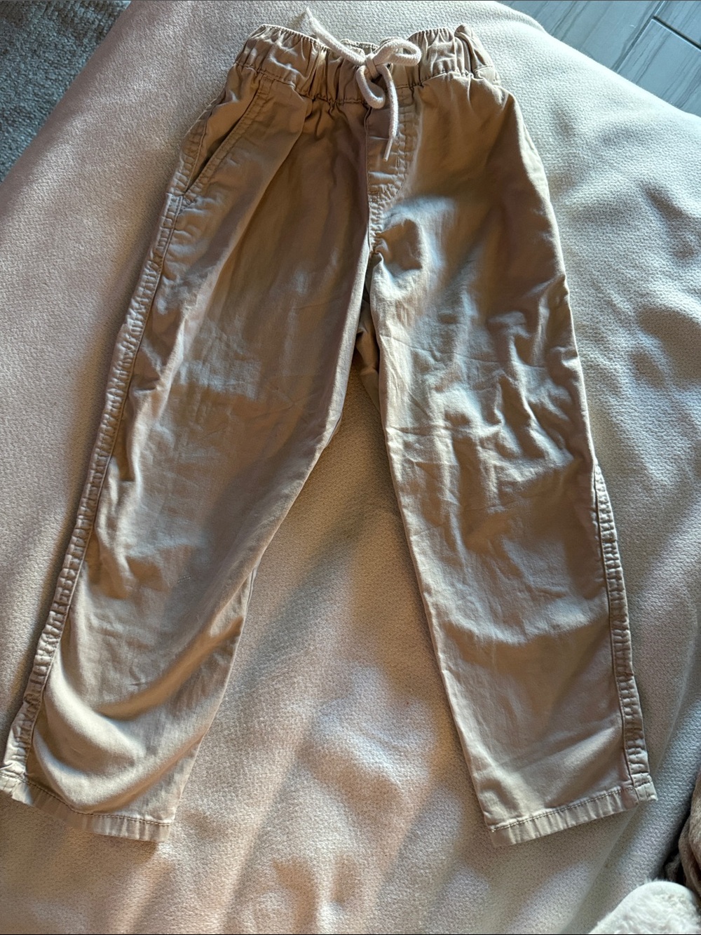 Cat & Jack Kids Drawstring Casual Pants in Tan